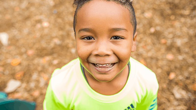 Smiling boy at Educare Seattle